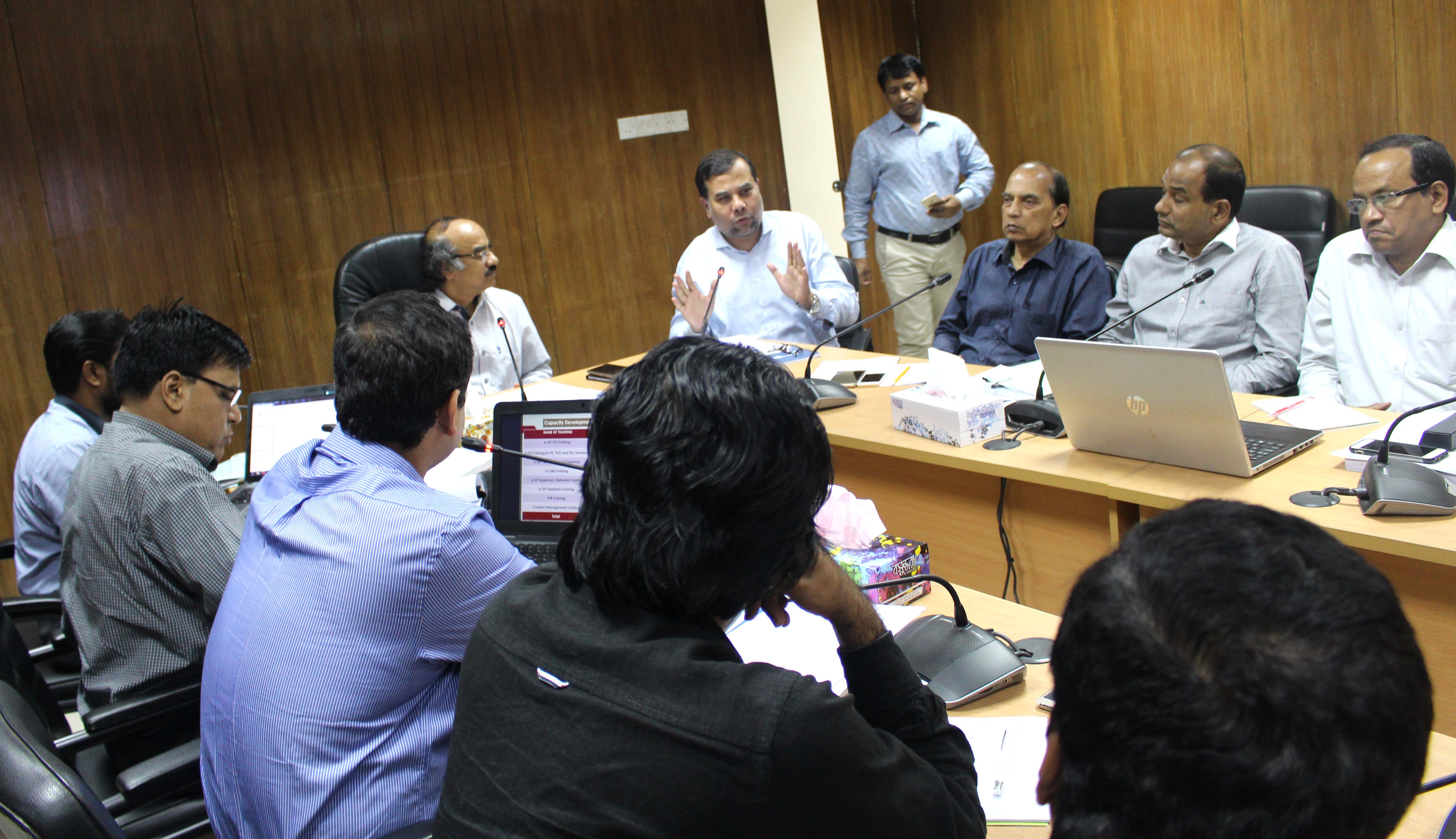 Meeting with LGED (Enhancing Digitization of Public Procurement) at CPTU-Meeting with LGED (Enhancing Digitization of Public Procurement) at CPTU